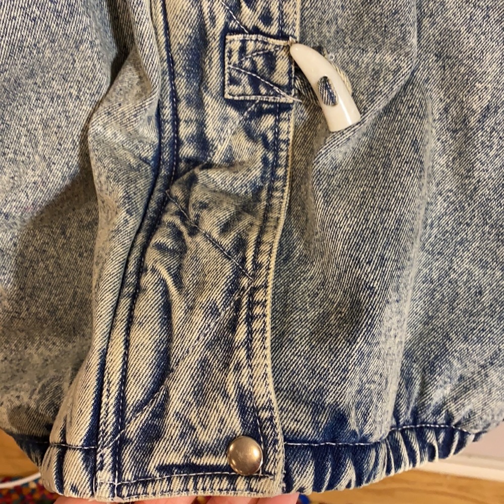 Vintage 90s Western Denim Work-coat Jeans Coat Jacket - Picture 5 of 14